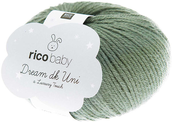 Rico Design Baby Dream dk Uni A Luxury Touch 50 g efeu