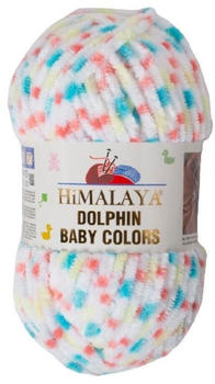 Himalaya Yarn Himalaya Dolphin Baby Colors Bulky Chenille 100 g 80415 Blau Orange Gelb