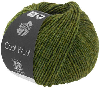 Lana Grossa Cool Wool Mélange (We Care) 50 g 1409 Grün meliert
