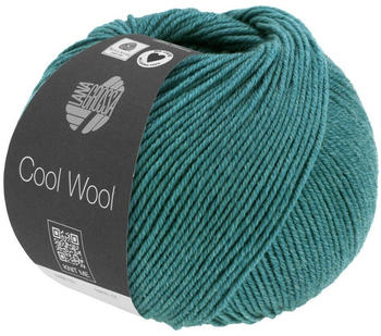 Lana Grossa Cool Wool Mélange (We Care) 50 g 1410 Petrol meliert
