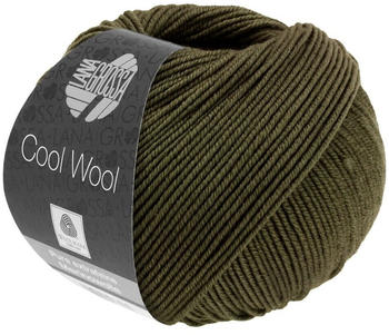 Lana Grossa Cool Wool uni/Mélange 50 g 2091 Dunkelbraun