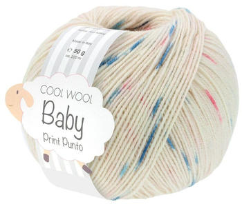 Lana Grossa Cool Wool Baby 50 g 363 Blassrosa/Pink/Hellgrau/Blaugrau