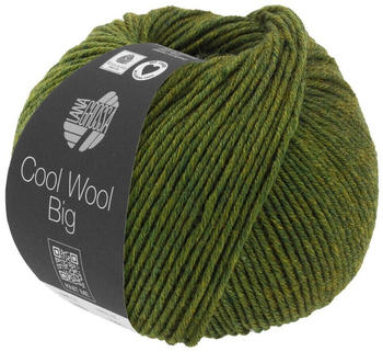 Lana Grossa Cool Wool Big Mélange (We Care) 50 g 1611 Grün meliert