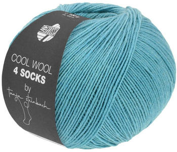 Lana Grossa Cool Wool 4 Socks 100 g 7703 Türkis