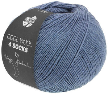 Lana Grossa Cool Wool 4 Socks 100 g 7704 Jeansblau