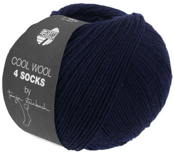 Lana Grossa Cool Wool 4 Socks 100 g 7705 Nachtblau
