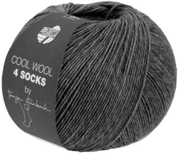 Lana Grossa Cool Wool 4 Socks 100 g 7707 Anthrazit