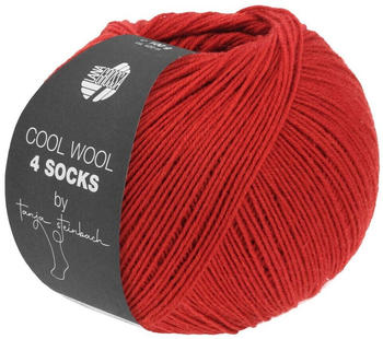 Lana Grossa Cool Wool 4 Socks 100 g 7715 Dunkelrot