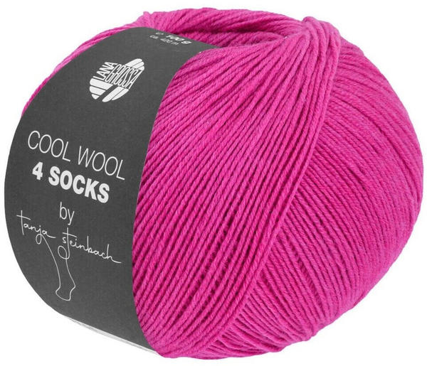 Lana Grossa Cool Wool 4 Socks 100 g 7717 Fuchsia