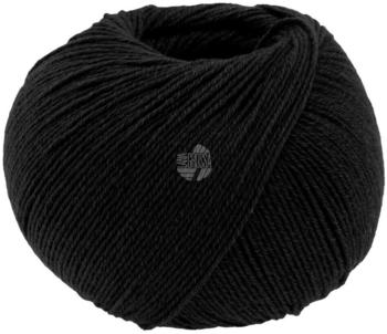 Lana Grossa Cotton Wool 50 g 017 Schwarz