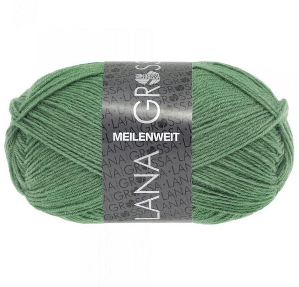 Lana Grossa Meilenwelt UNI 50 g 1377 Graugrün