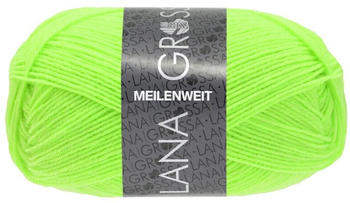 Lana Grossa Meilenwelt UNI 50 g 1393 Neongrün