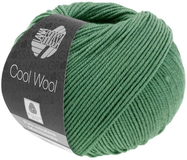 Lana Grossa Cool Wool uni/Mélange 50 g 2086 Moosgrün
