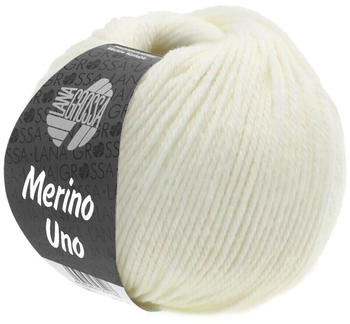 Lana Grossa Merino UNO 50 g 001 Wei&szlig;