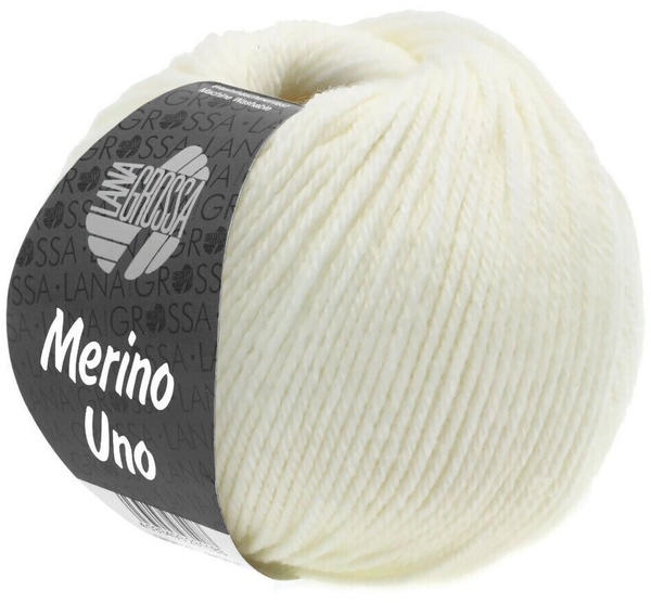 Lana Grossa Merino UNO 50 g 001 Weiß