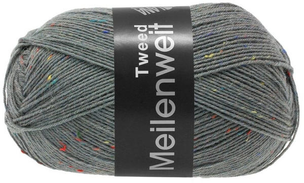 Lana Grossa Meilenwelt Tweed 100 g 160 Grau