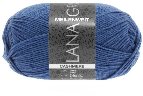 Lana Grossa Meilenwelt Cashmere 50 g 016 Brilliantblau