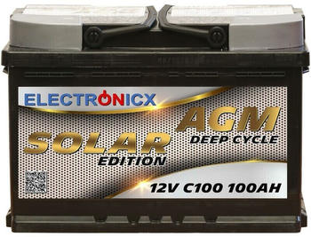 Electronicx Solar Edition AGM 12V C100 100 Ah