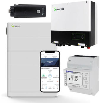 Growatt SPH7000TL3-BH-UP 7kW Hybrid Wechselrichter mit 10.2kWh Solarspeicher-Set