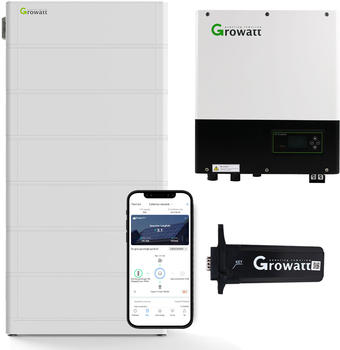 Growatt SPA 8000TL3 BH 8kW Batteriewechselrichter mit 15,3 kWh Solarspeicher-Set