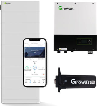 Growatt SPA 8000TL3 BH 8kW Batteriewechselrichter mit 20,4 kWh Solarspeicher-Set