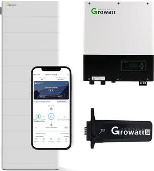 Growatt SPA 8000TL3 BH 8kW Batteriewechselrichter mit 23,0 kWh Solarspeicher-Set