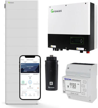 Growatt SPH4000TL3-BH-UP 4kW Hybrid Wechselrichter mit 25.6kWh Solarspeicher-Set
