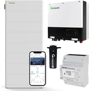 Growatt SPH6000TL3-BH-UP 6kW Hybrid Wechselrichter mit 17.9kWh Solarspeicher-Set