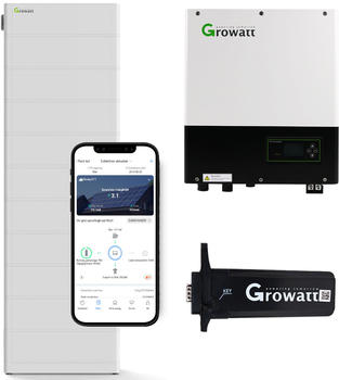 Growatt SPA 10000TL3 BH-UP 10kW Batteriewechselrichter mit 25,6 kWh Solarspeicher-Set (A9889237)