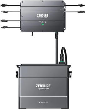 Zendure SolarFlow Set mit Smart PV Hub 1200 + AB2000 Erweiterungsbatterie 1,92kWh