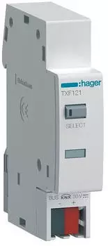 Hager KNX-Schnittstelle für elektrische Energiezähler TXF121