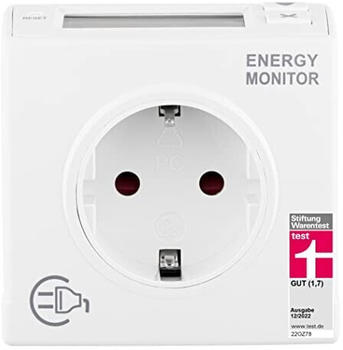 REV-Ritter Energiemessger&auml;t digital quadratisch wei&szlig; 0025810012