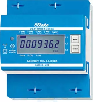 Eltako DSZ14DRSZ-3x80A MID RS485 Zweiweg