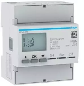 Hager Energiez&auml;hler 1phasig ECM180T