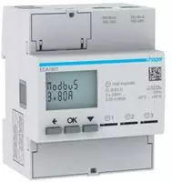 Hager ECA180T, Hager ECA180T Energiez&auml;hler 1-phasig direkt 3x80A 4M AGARDIO