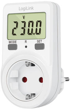 LogiLink Messger&auml;t mit Steckdose wei&szlig; EM0002B