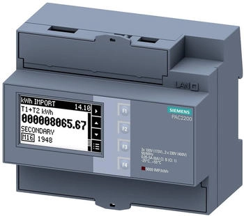 Siemens 7KM2200-2EA30-1HA1 Digitales Hutschienenmessgerät