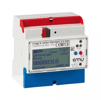 Lingg & Janke KNX Elektrozähler EMU Standard 3-Phasen für Wandlermessung (87773/87773SEC)