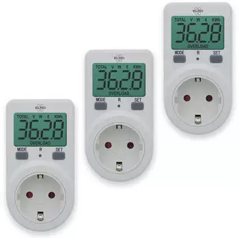 Elro Energiemessgerät Steckdose 3er-Set (EM1000-3)