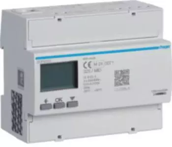 Hager ECP312D Energiez&auml;hler 3-phasig direkt 125A S0 MID (ECP312D)