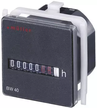 M&uuml;ller BW 40.18 Betriebsstundenz&auml;hler Rollenz&auml;hlwerk 24V 60Hz (20415)