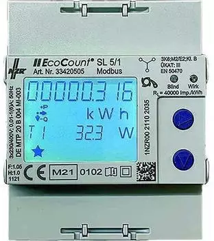 NZR EcoCount SL Hutschienenz&auml;hler 85A Modbus MID (33420518)