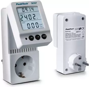 PeakTech P 9037 Energiekostenmessger&auml;t digital, schwenkbares LCD (P 9037)