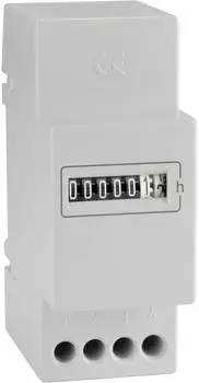BAUSER Betriebsstundenz&auml;hler f&uuml;r DIN-Schiene, Serie 660 (666.6/008-022-0-1-001)