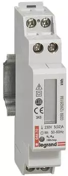 Legrand EMDX&sup3; Energiez&auml;hler 32A 1-phasig Direktanschluss Impulsausgang (004670)