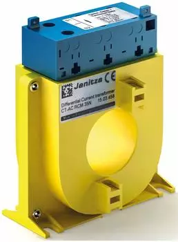 Janitza CT-AC RCM 35N Differenzstromwandler, Aufsteck, 35mm Innen (1503458)