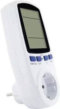 Schwaiger Energiekosten-/Einspeise-Messger&auml;t mit Display, wei&szlig; (SOEM0100)