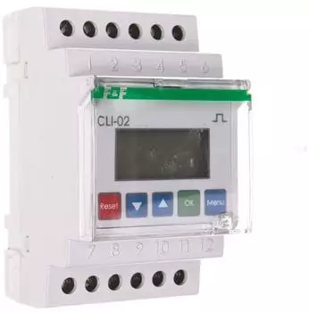F&F CLI-02 Impulszähler 24-264V AC/DC 8-stellig modular (CLI-02)
