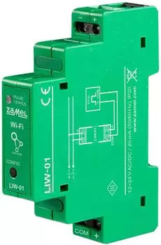 Zamel LIW-01 SUPLA Wi-Fi Impulsz&auml;hler 12-24V AC/DC (SPL10000026)
