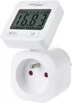 GreenBlue GB615 E Energiemessgerät 16A 3680W LCD, 2er-Pack (GB615 E)